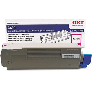  Made By Okidata Type C15 44315302 Magenta Laser Toner Cartridge C610 