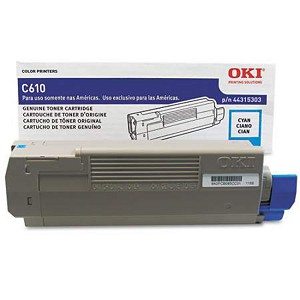  Made By Okidata Type C15 44315303 Cyan Laser Toner Cartridge C610 