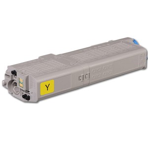 OKIDATA 46490601 High Yield Laser Toner Cartridge Yellow 