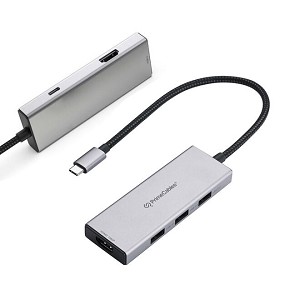 6-Port USB-C Hub – HDMI Output, 3 USB-A Ports, 100W PD Charging Support – PrimeCables 