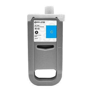 Compatible Canon PFI-3700C 6445C001AA Cyan 700ML Ink Cartridge 