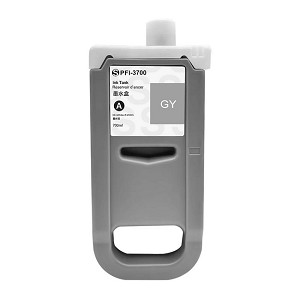 Compatible Canon PFI-3700GY 6448C001AA Grey 700ML Ink Cartridge 