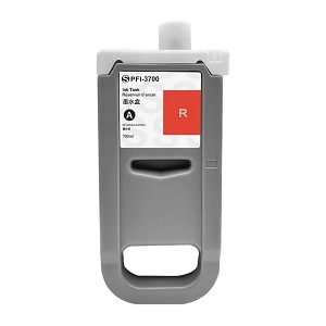 Compatible Canon PFI-3700R 6456C001AA Red 700ML Ink Cartridge 
