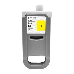 Compatible Canon PFI-3700Y 6447C001AA Yellow 700ML Ink Cartridge 