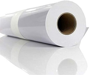 GoGoArt - 1 x Premium RC Glossy Photo Paper Roll 24 inch x 100 ft Wide Format Inkjet for Epson Canon HP Printing rolls 