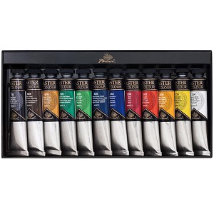  Vibrancy Oil Painting Colors for Professionals Artists, 22ml/Tube, 12 Assorted Colors 