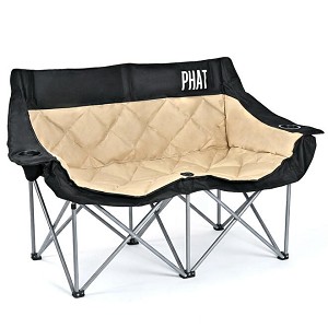 Double Padded Cushion Camping Chair 