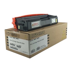 Made By Ricoh 408339 M C250H Yellow Toner Cartridge High Yield 