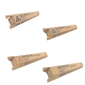 Made By Ricoh Combo SET for Aficio MP C4501, C5501  4 Pack Toner Cartridges 
