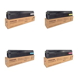 4 Pack Made By Toshiba TFC505U TFC-505U Laser Toner Cartridge E-Studio 2505C, 3005C, 4505C, 5005C  
