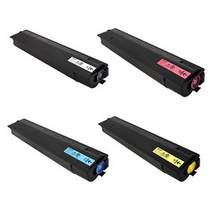 Compatible Toshiba TFC415 SET 4 Pack Black, Cyan, Magenta, Yellow Toner Cartridge, for 2515AC, 3015AC, 4515AC 