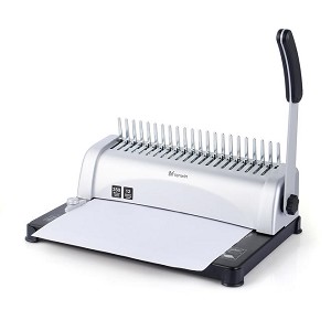 21-Hole Comb Binding Machine With 350-Sheet Capacity For Letter, A4, A5 