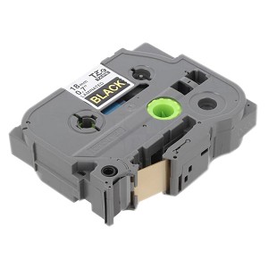 Compatible Brother TZe-344 Label Tape, 18mm (0.7''), Gold on Black 
