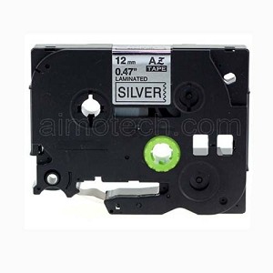 Compatible Brother TZe-931, TZe931 12mm (0.5 Inch), Length of 8M, Black on Silver Label Tape 