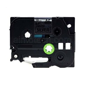 Compatible  Brother TZe-941, TZe941 18mm (0.75 Inch), Length of 8M, Black on Silver Label Tape 