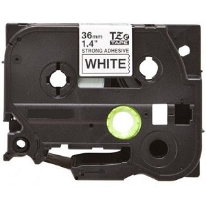 Compatible  Brother TZe-S261, TZes261 36MM ( 1.4 Inch ), Length of 8M, Black on White Strong Adhesive Label Tape 