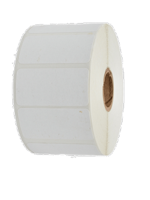 Compatible Zebra 2 1/2 Inch x 1 Inch Universal Desktop Direct Thermal Labels, White, 1500/roll, for Zebra, Eltron, Sato, Datamax and other desktop printers - Minimum Order 5 Rolls 