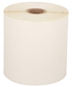 Compatible Zebra 4 Inch X 200' Universal Desktop Continues Thermal Labels, White, for Zebra, Eltron, Sato, Datamax and other desktop printers - Minimum Order 5 Rolls 