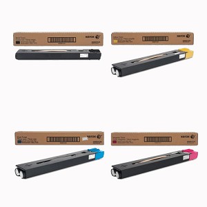 Made By Xerox 4 Pack 006R01525 006R01526 006R01527 006R01528 Color 550, 560, 570 Laser Toner Cartridges 