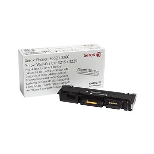  OEM Made by Xerox 106R02777 Laser Toner Cartridge Black, Phaser 3052, 3260, WorkCentre 3215, 3225 